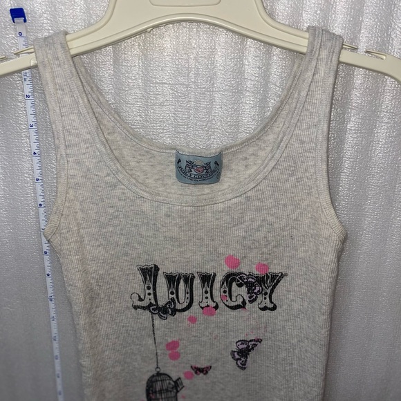 Juicy Couture Gray Tank Top with Pink Accents Size Small - Picture 4 of 17